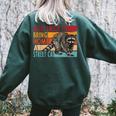 Street Cat Funny Oversized Sweatshirt - Adopt Raccoon Style Forest