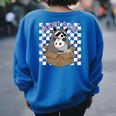 Adopt A Cat Team Women's Sweatshirt - Opossum & Raccoon Design Royal Blue