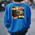 Life Is Soup Raccoon Meme Women's Sweatshirt - Oversized & Quirky Royal Blue