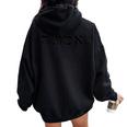 Emunah Faith Hebrew Words Judaism Hebrew Roots Mens Women Oversized Hoodie Back Print Black