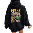 Pre K Zoo Field Trip 2025 Squad Matching Teacher Student Women Oversized Hoodie Back Print Black
