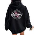Proud New Mommy It's A Girl Mom To Be 1St Time Mother Women Oversized Hoodie Back Print Black