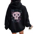 Punk-Rock 'N' Roll Música Bonita En Punk Es Damas Niños Women Oversized Hoodie Back Print Black