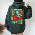 100 Days Of 1St Grade 100 Days Of School For 1St Grade Women Oversized Hoodie Back Print Forest