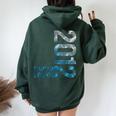 13Th Birthday Boy Girl 13 Years Old Vintage 2012 Women Oversized Hoodie Back Print Forest