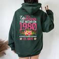 45 Años Regalo De Cumpleaños Hecha En 1980 45 Años Women Oversized Hoodie Back Print Forest