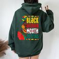 Black History For Black Queen Afro Queen Women Oversized Hoodie Back Print Forest Black History For Black Queen Afro Queen Women Oversized Hoodie Back Print Forest