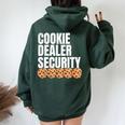 Cookie Dealer Security Cookie Dealer Scout For Girls Women Oversized Hoodie Back Print Forest