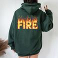 Costume De Flamme De Feu Pour Adulte Enfant Homme Et Sweat à capuche oversize pour femme avec imprimé dans le dos Forest
