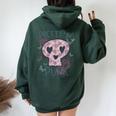Punk-Rock 'N' Roll Música Bonita En Punk Es Damas Niños Women Oversized Hoodie Back Print Forest