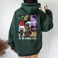 Raccoon Meme Hoodie for Women | Oversized & Quirky Style | Fun Back Print Forest