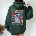Raccoon Meme Hoodie - Oversized Unisex Style | Fun Back Print Forest