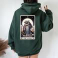 Raccoon Tarot 'The Lovers' Women's Oversized Hoodie - Boho Bliss Forest