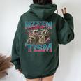 Racoon Hoodie for Autism Awareness | Oversized Women’s Style Forest