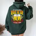 Regalo Original Friki S Cerveza Beer Lo Dejo Todo Sin Mangas Women Oversized Hoodie Back Print Forest