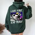 Street Cats & Trash Pandas Hoodie - Fun Cotton Blend for Adults Forest