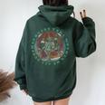 Taraerde Madre De Todos Los Budas Bodhisattva Dharma Cuello Women Oversized Hoodie Back Print Forest