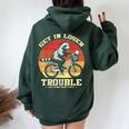 Trash Panda Women's Oversized Hoodie - Raccoon Opossum Fun Forest