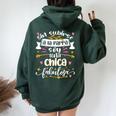 Una Chica Fabulosa Divertido Adolescentes Chica Joven Women Oversized Hoodie Back Print Forest