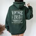 Vintage 1969 52 Años Cumpleaños Regalo De Hombre Women Oversized Hoodie Back Print Forest