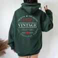 Vintage 1972 Original 53 Cumpleaños 53 Años Hombre Women Oversized Hoodie Back Print Forest