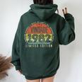 Vintage 1982 Edición Limitada Retro Hecho En 1982 Hombres Es Women Oversized Hoodie Back Print Forest