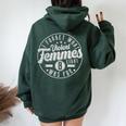 Vintage Retroiolent I Forget What 8 Was For Kiss Of S Women Oversized Hoodie Back Print Forest