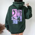 Voleibol Chica Es Jóvenes Chicas Jugadora Women Oversized Hoodie Back Print Forest