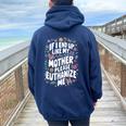 If I End Up Like My Mother Please Euthanize Me Women Oversized Hoodie Back Print Forest
