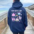 God Says I Am Princess Christian Cute Bible Readers Girl Women Oversized Hoodie Back Print Forest