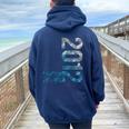 13Th Birthday Boy Girl 13 Years Old Vintage 2012 Women Oversized Hoodie Back Print Navy Blue