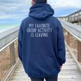 Antisocial Introvert Co Introvert Antisocial Sarcastic Humorous Black -Adults Small Cotton 65 Polyester 35 Short Sleeve Classic Fit Crew Neck Women Oversized Hoodie Back Print Navy Blue
