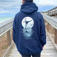 Pole Dance Dancer Pole Dance Pole Dance Pole Dance Cuello Women Oversized Hoodie Back Print Navy Blue