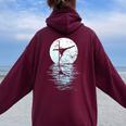 Pole Dance Dancer Pole Dance Pole Dance Pole Dance Cuello Women Oversized Hoodie Back Print Maroon