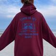 Raccoon Meme Hoodie for Women - Sarcastic Oversized Design Maroon