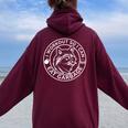 Raccoon Trash Panda Gym Hoodie - Oversized Women's Fit | Fun Workout Maroon