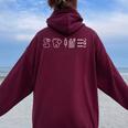 Smile Bright Dental Apparel Dental Shirts Women Oversized Hoodie Back Print Maroon