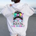 Bruh It's My 9Th Birthday 9 Year Old Birthday For Girl Women Oversized Hoodie Back Print White