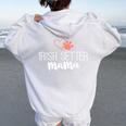 Irish Setter Mama Dog Owner For Mother Women Oversized Hoodie Back Print White