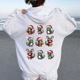 Raccoon Christmas Women's Hoodie | Cozy Pajama Gift for Raccoon Lovers White