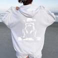 Raccoon Cowboy Western Hoodie – Back Print | Adults & Kids White