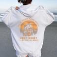 Raccoon Hiking Society Women's Hoodie - Vintage Outdoor Style White