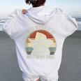 Raccoon Trash Panda Women's Hoodie | Back Print Humor White