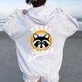 Women's Hoodie - Cute Trash Panda Raccoon Cartoon | Casual All Seasons White