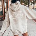 1St Time Mom Est 2025 New First Mommy 2025 Women Oversized Hoodie Back Print Sand