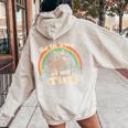 Autistic Raccoon Women's Hoodie - Embrace My 'Tism | Bold Back Print Sand