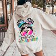 Bruh It's My 11Th Birthday 11 Year Old 11Th Birthday Girl Women Oversized Hoodie Back Print Sand