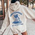 Cowboy Raccoon Meme Women's Hoodie - Fun Gift for Humor Lovers Sand