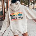 Golfo De México Desde 1672 Divertidas Gafas De Sol Retrointage Playa Cuello Women Oversized Hoodie Back Print Sand