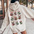 Raccoon Christmas Women's Hoodie | Cozy Pajama Gift for Raccoon Lovers Sand